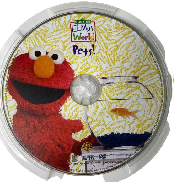 Sesame Street Elmos World Pets Childrens Learning DVD 2006 NR u - Picture 6 of 6